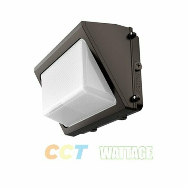 Portor LED Wall Pack, CCT and Wattage Selector, 45/60/75W with EM Battery Backup PT-WPH3-LW-3CP-EM SERIES